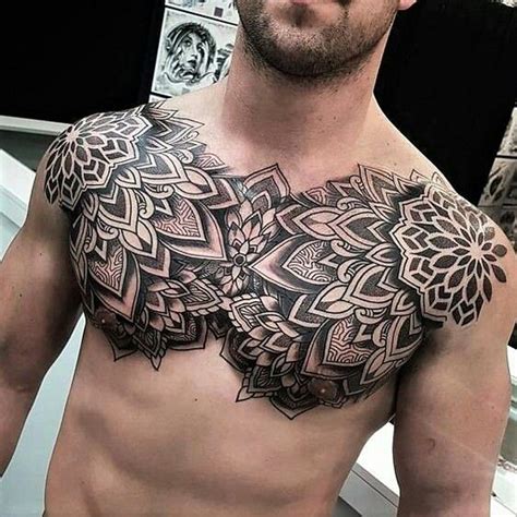 tatuajes de pecho hombre|Tatuaje en el pecho para hombre: claves e ideas